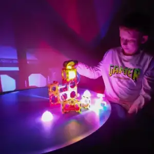 eng pm Magnetic blocks track 77pcs Kruzzel 22684 17336 11