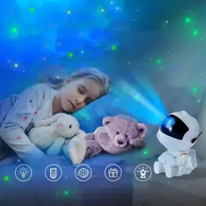 Kosmonautas - 3D LED bluetooth projektorius