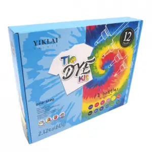 Tie-Dye T-kreklu krāsošanas komplekts (12 krāsas)