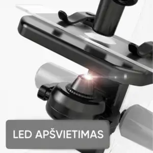 Mikroskopas vaikams 100x–1200x su LED – nuotrauka 5