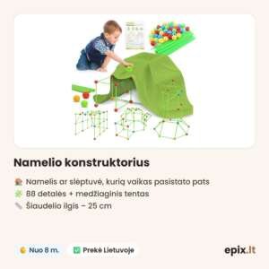 Namelio konstruktorius – savybės